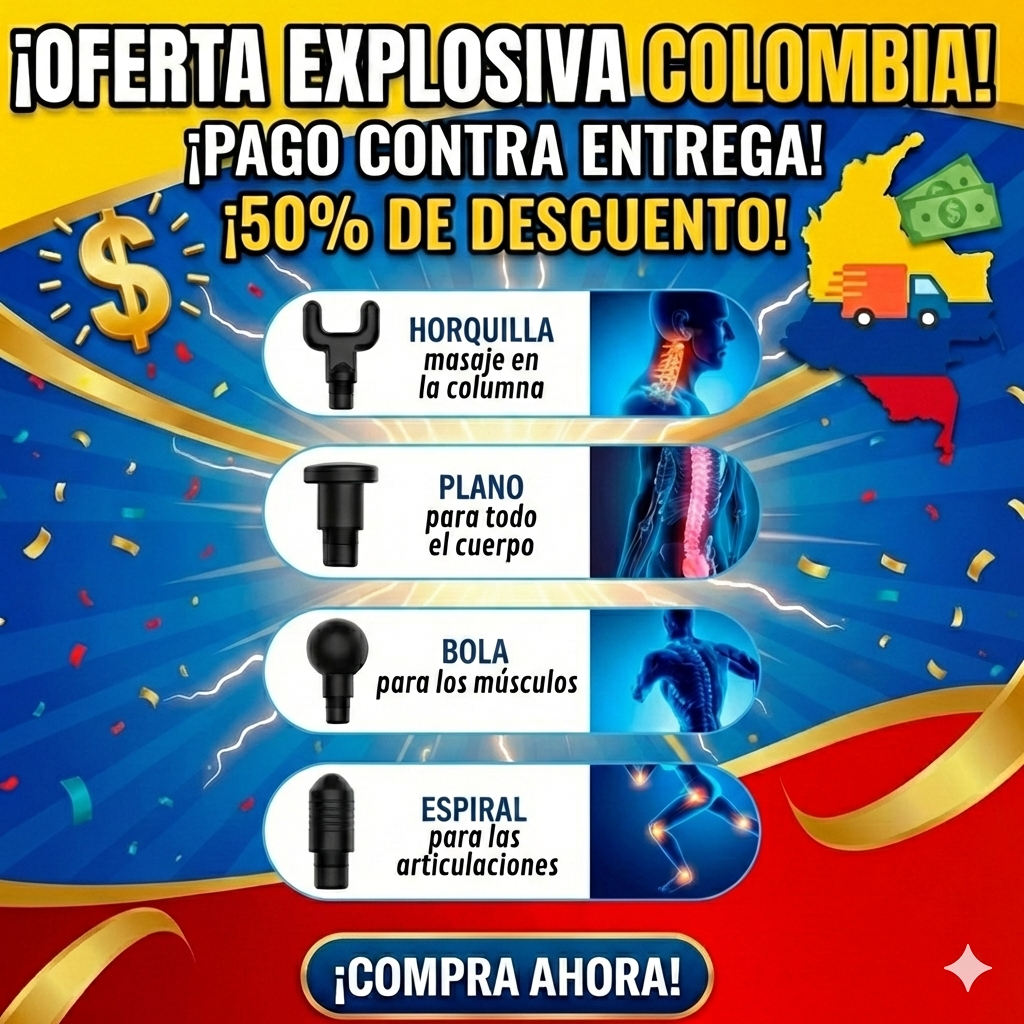 🔥 HOY 50% OFF – COMBO DE 2 MASAJEADORES | PAGO AL RECIBIR 🔥