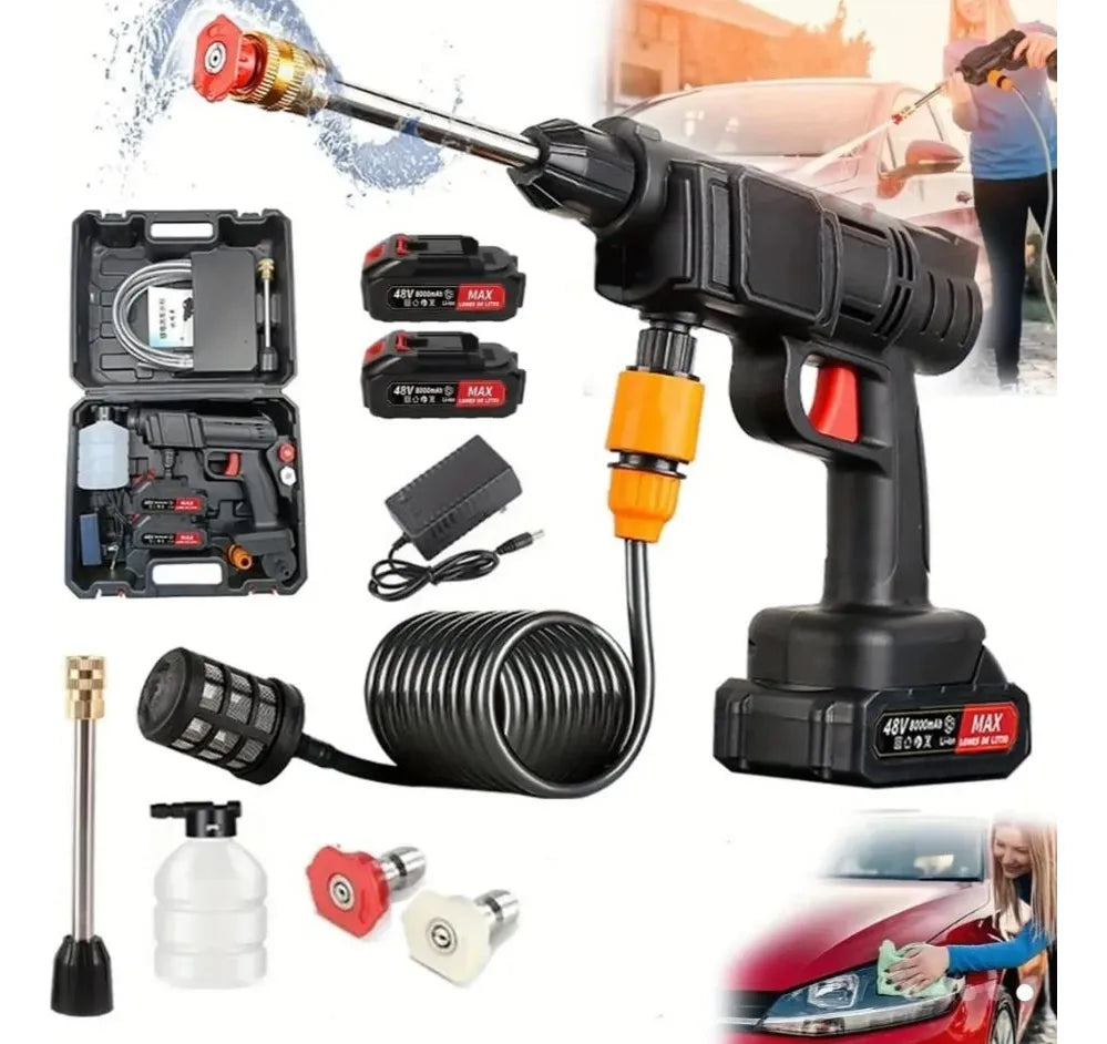 COMBO aspiradora 3 en 1 + Hidrolavadora + doble Batería + maletín