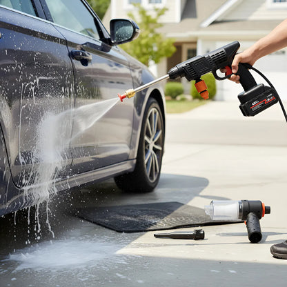 COMBO aspiradora 3 en 1 + Hidrolavadora + doble Batería + maletín