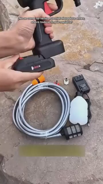COMBO aspiradora 3 en 1 + Hidrolavadora + doble Batería + maletín